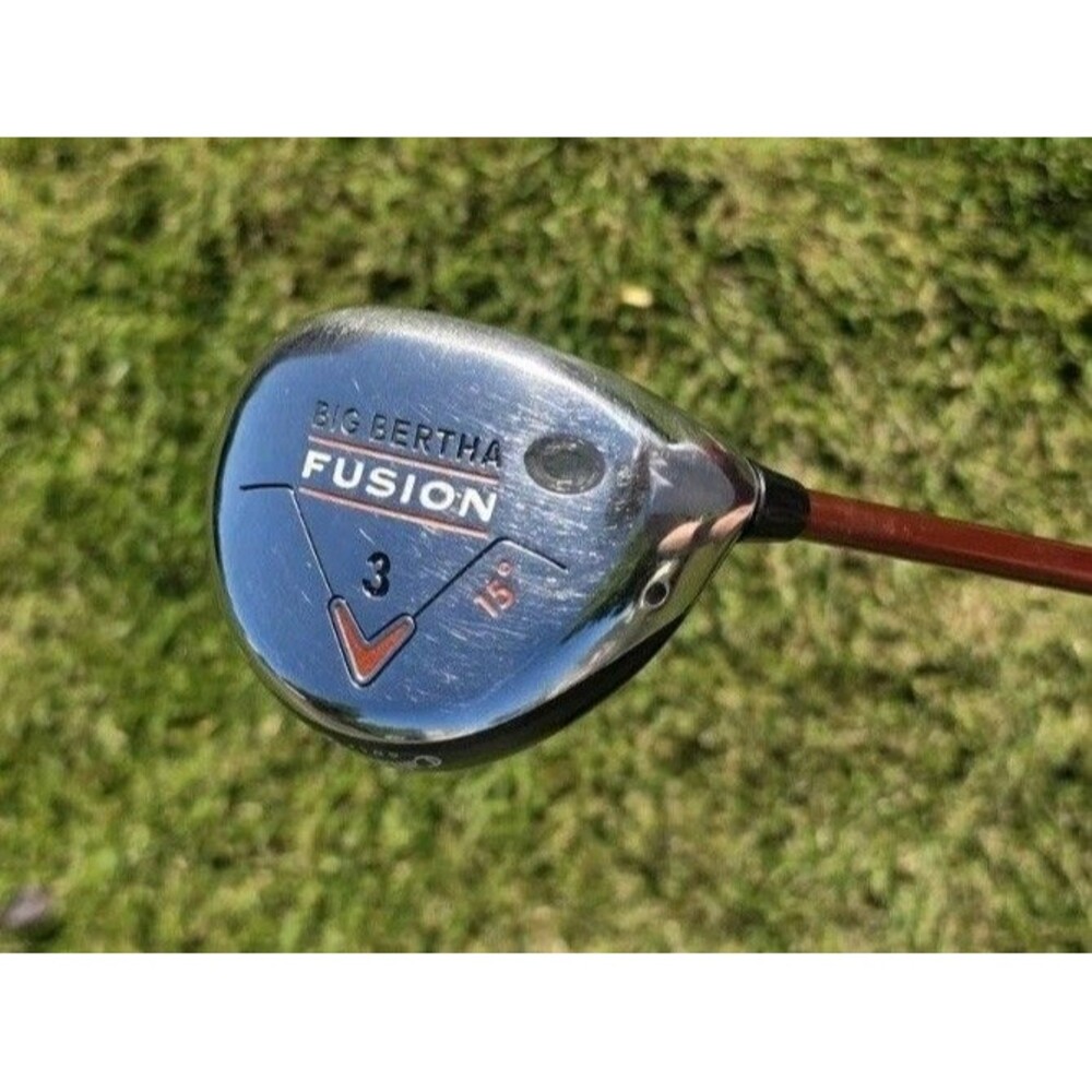 Callaway Big Bertha Fusion 3 Fairway Wood 15* Aldila NVS 55 R flex Shaft RH
